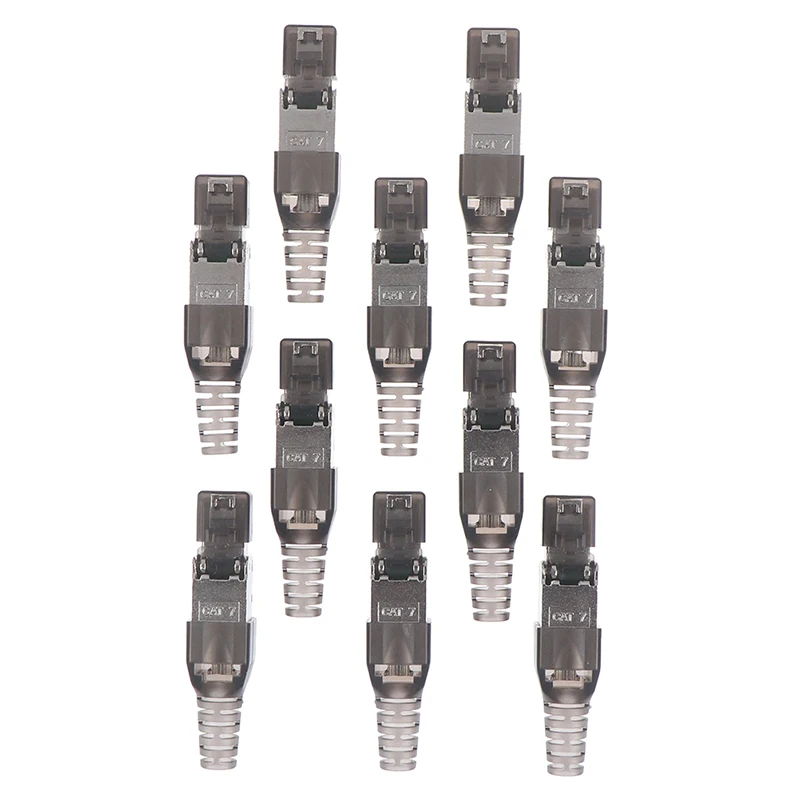 1 шт., без инструментов, экранированный RJ45 Cat 7, Соединительный разъем, модульный 22-26AWG
1 шт., без инструментов, экранированный RJ45 Cat 7, Соединительный разъем, модульный 22-26AWG