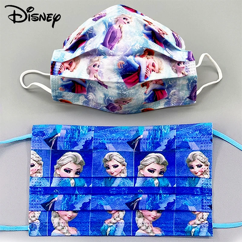 50PCS Disney Masks Purple Blue Ice Princess Disposable Children's Face Masks Cute 3Layer Nonwoven Cartoon Pattern Girl Masque
50PCS Disney Masks Purple Blue Ice Princess Disposable Children's Face Masks Cute 3Layer Nonwoven Cartoon Pattern Girl Masque
