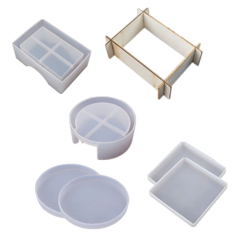 7 Pcs Silicone Coaster Molds for Resin Casting Epoxy Resin Coaster Molds Kit Including 2 Pcs Square 2 Pcs Round Coaster
7 Pcs Silicone Coaster Molds for Resin Casting Epoxy Resin Coaster Molds Kit Including 2 Pcs Square 2 Pcs Round Coaster