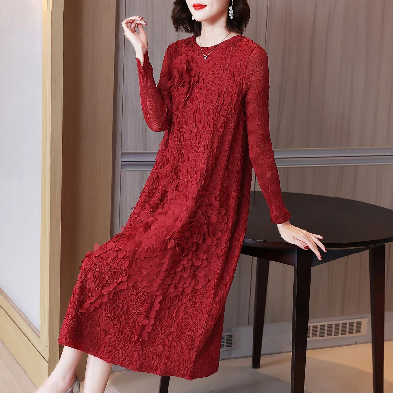 Long Sleeve Dress Women 2021 Autumn And Winter New High Quality Round Neck Loose Dresses For Women 45-75kg
Long Sleeve Dress Women 2021 Autumn And Winter New High Quality Round Neck Loose Dresses For Women 45-75kg