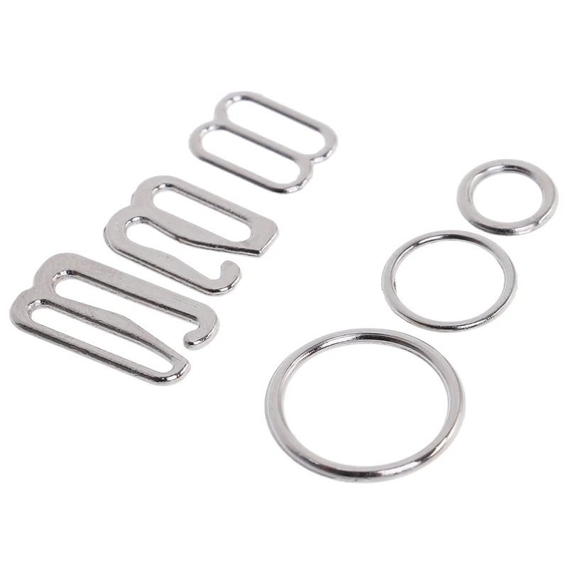 100pcs/Lot 6/10/15mm Adjustment Metal Bra Strap Buckles Underwear Sliders Rings Clips For Lingerie DIY Accessories
100pcs/Lot 6/10/15mm Adjustment Metal Bra Strap Buckles Underwear Sliders Rings Clips For Lingerie DIY Accessories