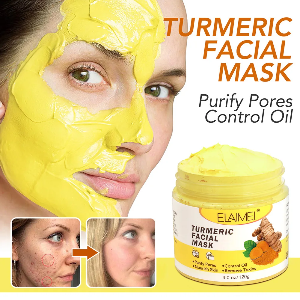 Turmeric Facial Clay Mask Face Mud Cover Clay Masque for Removing Dark Spots Dullness Oil Control Skin Whitening Mask Skin Care
Turmeric Facial Clay Mask Face Mud Cover Clay Masque for Removing Dark Spots Dullness Oil Control Skin Whitening Mask Skin Care