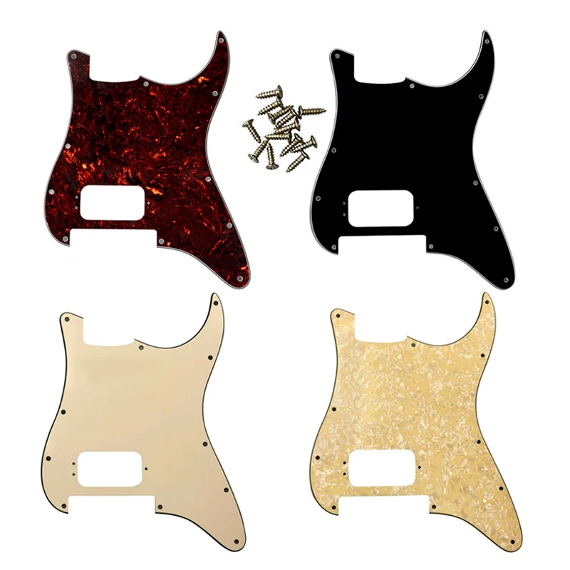 Xin Yue Quality Guitar Pickguard For US 11 Screw Holes Strat With Floyd Rose Tremolo Bridge Humbucker Single H Scratch Plate
Xin Yue Quality Guitar Pickguard For US 11 Screw Holes Strat With Floyd Rose Tremolo Bridge Humbucker Single H Scratch Plate