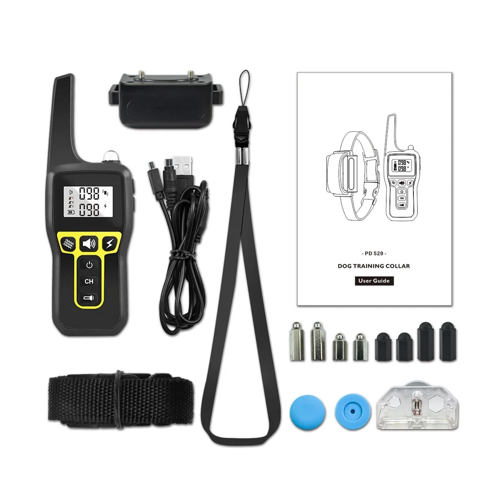 1000M Range Receiver Training Collar Electric Shock Vibration Sound Bark 3 Mode Rechargeable Waterproof Collar For All Dog
1000M Range Receiver Training Collar Electric Shock Vibration Sound Bark 3 Mode Rechargeable Waterproof Collar For All Dog