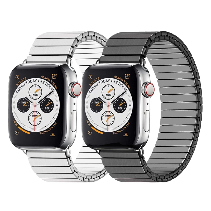 elasticity strap for apple watch band 44mm 42mm 40mm 38mm iwatch 5/4/3/2/1 link bracelet stainless steel watchband Accessories
elasticity strap for apple watch band 44mm 42mm 40mm 38mm iwatch 5/4/3/2/1 link bracelet stainless steel watchband Accessories