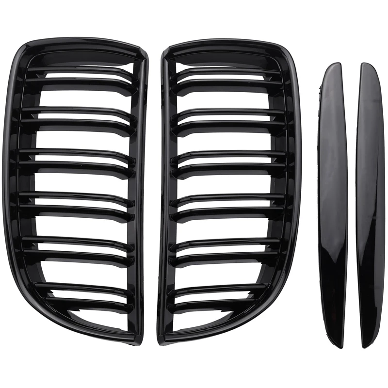 Front Kidney Grille Hood Grills -Double Line for BMW E90 323I 328I 335I 330I 325I 3-Series 2005-2008 (Gloss Black)
Front Kidney Grille Hood Grills -Double Line for BMW E90 323I 328I 335I 330I 325I 3-Series 2005-2008 (Gloss Black)