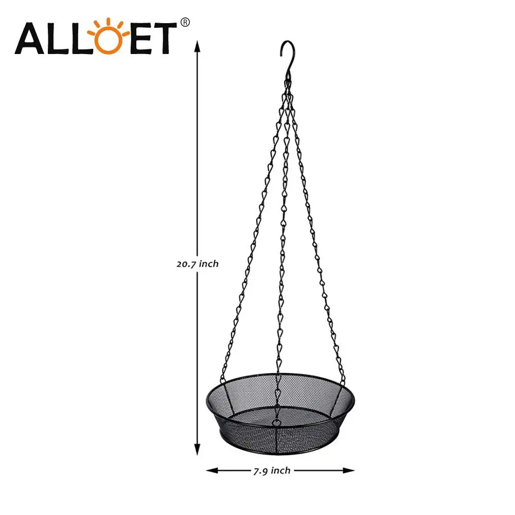 Wild Bird Feeder Mesh Tray Outdoor Hang Iron Chain Metal Feeder Container Window Viewing Bird Feeders Tray Birdhouse
Wild Bird Feeder Mesh Tray Outdoor Hang Iron Chain Metal Feeder Container Window Viewing Bird Feeders Tray Birdhouse