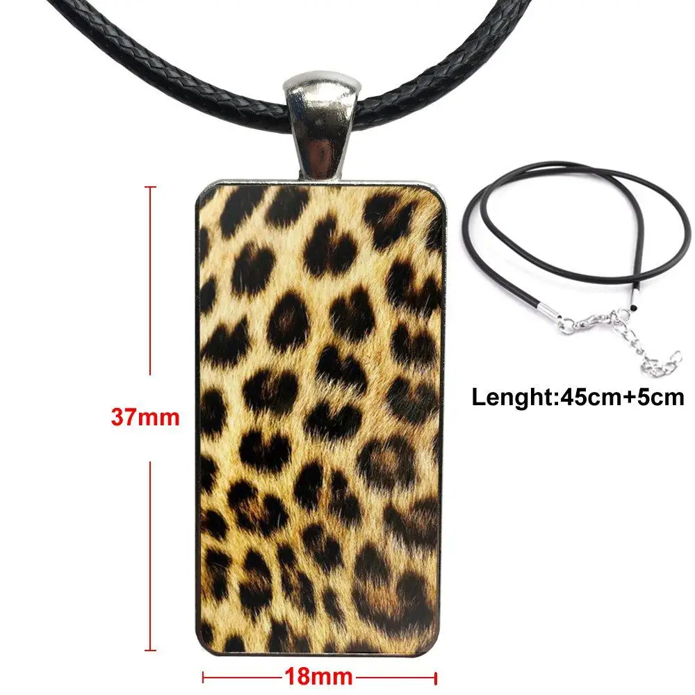White Beige Grey Leopard Print For Women Girls Glass Pendant Necklace Handmade Half Pendant Rectangle Necklace
White Beige Grey Leopard Print For Women Girls Glass Pendant Necklace Handmade Half Pendant Rectangle Necklace