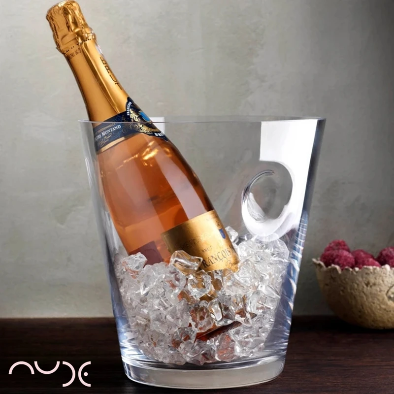 Crystal glass ice bucket Noord handmade champagne bucket creative large European ice bucket
Crystal glass ice bucket Noord handmade champagne bucket creative large European ice bucket