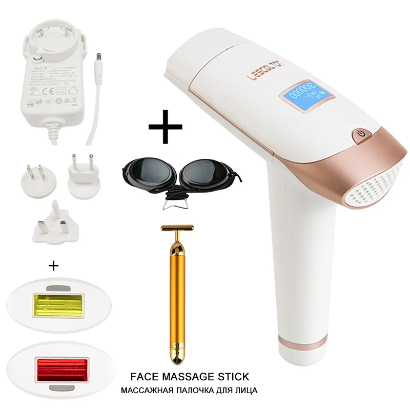 700000 Flashes LESCOLTON 2in IPL Laser Epilator Hair Removal Laser Permanent Bikini Trimmer Electric depilador LCD Display
700000 Flashes LESCOLTON 2in IPL Laser Epilator Hair Removal Laser Permanent Bikini Trimmer Electric depilador LCD Display