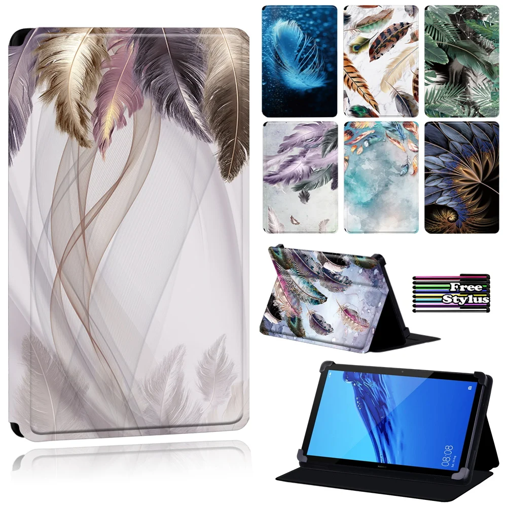 Чехол-книжка для планшета Huawei MediaPad (T1/T3) 8 0/MediaPad 7 (T1/T5)10/T3 10 9 6/T2 PRO-чехол с перьями |
