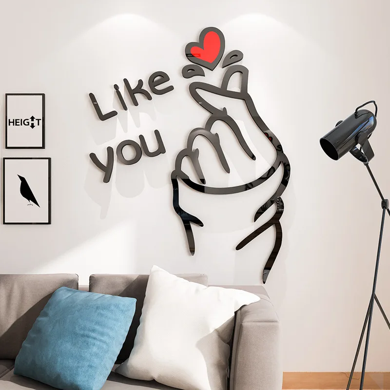 WS84 Creative INS Nordic 3D wall poster living room background decoration dormitory net Red room wall sticker
WS84 Creative INS Nordic 3D wall poster living room background decoration dormitory net Red room wall sticker
