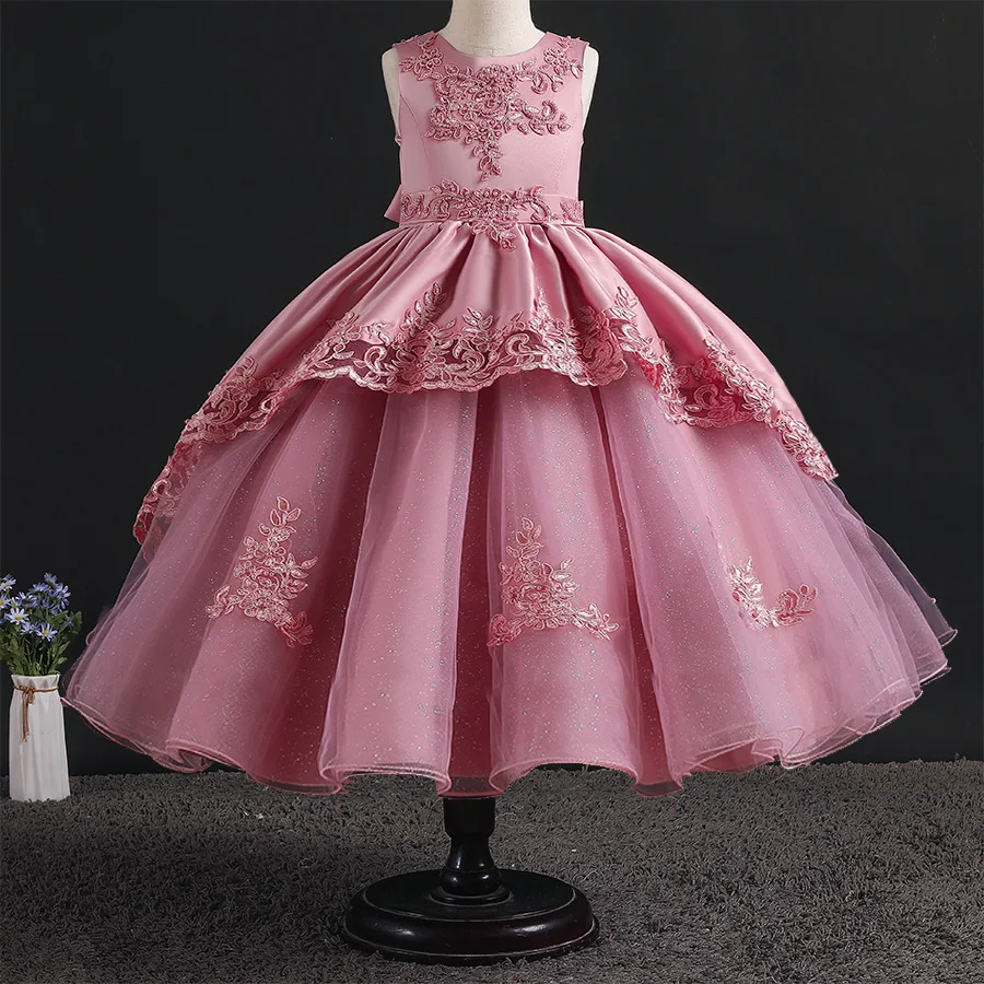 Детские свадебные красные платья для девочек, Элегантное Длинное платье принцессы с цветами, платья для подростков, карнавальное платье на ... 
Детские свадебные красные платья для девочек, Элегантное Длинное платье принцессы с цветами, платья для подростков, карнавальное платье на ...