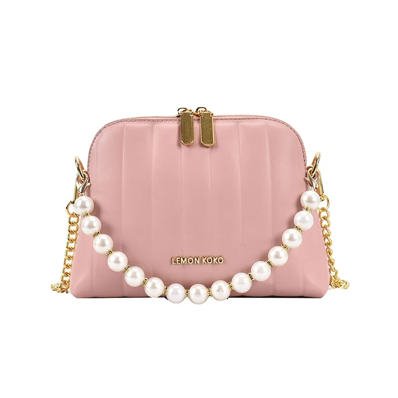 Bags Women's Pearl Handbags 2021 New Western Style Fashion Chain Messenger Bag Shoulder Indentation Shell Bag
Bags Women's Pearl Handbags 2021 New Western Style Fashion Chain Messenger Bag Shoulder Indentation Shell Bag