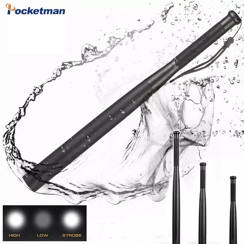High quality 3 Modes 4000 lumens Baseball bat LED Strong lighting Waterproof flashlight Emergency Self-defense flashlight
High quality 3 Modes 4000 lumens Baseball bat LED Strong lighting Waterproof flashlight Emergency Self-defense flashlight