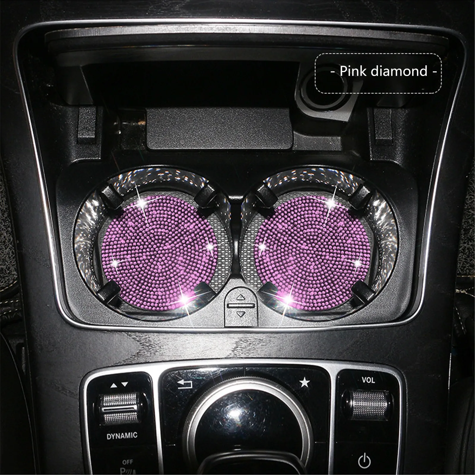 2pcs Diamond Car Coaster Water Cup Slot Non-Slip Mat Silica Gel Pad Cup Holder Mat Car Gadget Bling Car Accessories for Woman
2pcs Diamond Car Coaster Water Cup Slot Non-Slip Mat Silica Gel Pad Cup Holder Mat Car Gadget Bling Car Accessories for Woman