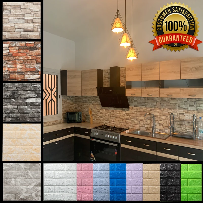 3d Decorative Wall Stickers Self Adhesive Wallpaper Panels Home Decor Living Room Bedroom House Decoration Bathroom Brick Tiles 
3d Decorative Wall Stickers Self Adhesive Wallpaper Panels Home Decor Living Room Bedroom House Decoration Bathroom Brick Tiles