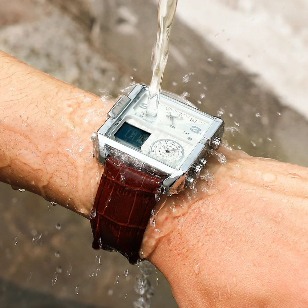 New Fashion LIGE Large Big Quartz Mens Watches Sport Square 3 Time Zone Top Brand Luxury Leather Male Clock Waterproof Watch+Box
New Fashion LIGE Large Big Quartz Mens Watches Sport Square 3 Time Zone Top Brand Luxury Leather Male Clock Waterproof Watch+Box