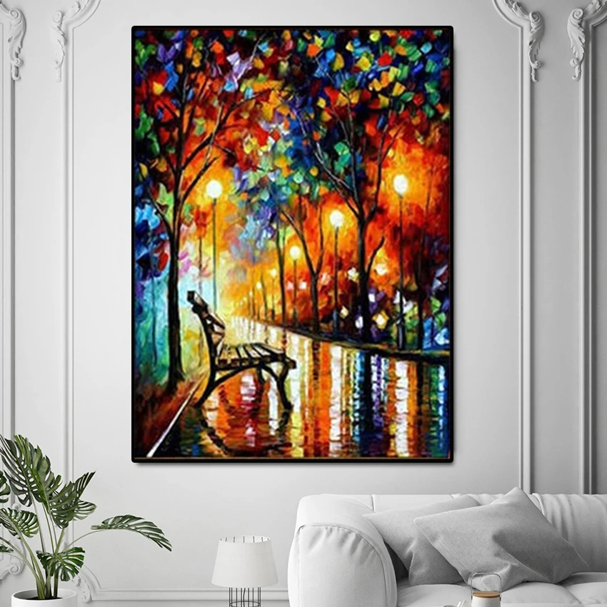 3D Thick Scenery Art Hand Painted Street Night Knife Oil Painting Art Canvas Wall Art Abstract Paintings Art For Living Room
3D Thick Scenery Art Hand Painted Street Night Knife Oil Painting Art Canvas Wall Art Abstract Paintings Art For Living Room