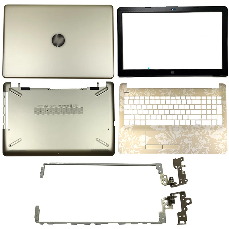 924893-001 Laptop LCD Back Cover/Front bezel/Hinges/Palmrest/Bottom Case For HP 15-BS 15T-BS 15-BW 15Z-BW 250 G6 255 G6 Gold
924893-001 Laptop LCD Back Cover/Front bezel/Hinges/Palmrest/Bottom Case For HP 15-BS 15T-BS 15-BW 15Z-BW 250 G6 255 G6 Gold