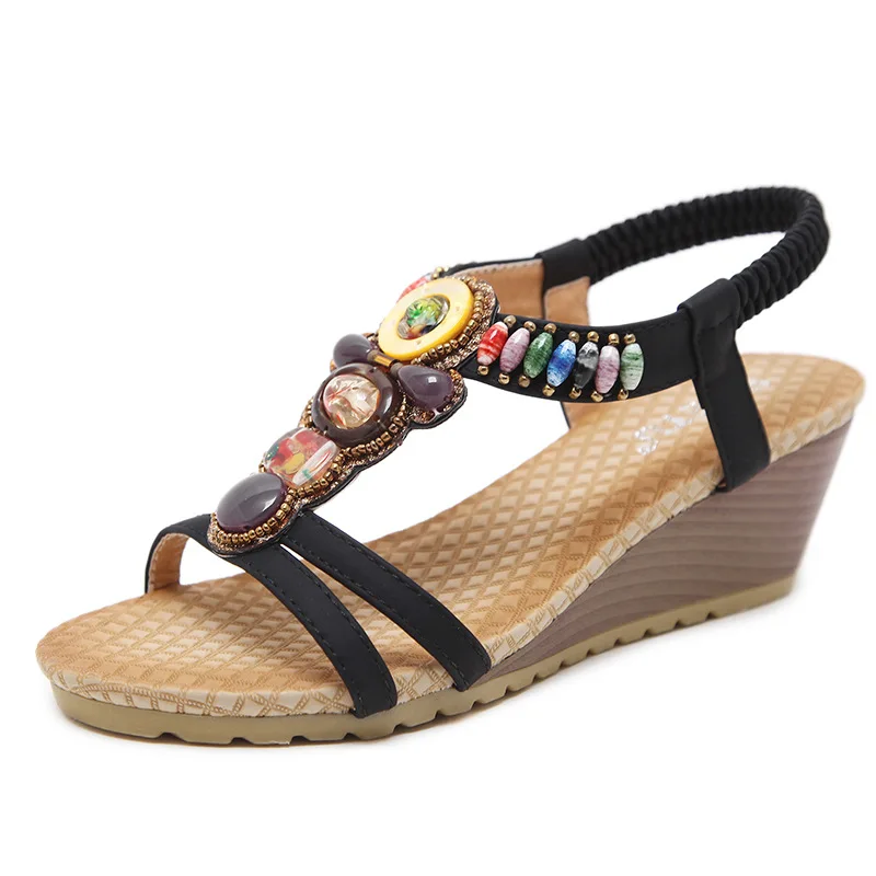 Large Size Beige Heeled Sandals 2021 Women's Med Ladies Shoes Summer Clogs Wedge Big Black New Medium Bohemian Pearl Retro Comfo
Large Size Beige Heeled Sandals 2021 Women's Med Ladies Shoes Summer Clogs Wedge Big Black New Medium Bohemian Pearl Retro Comfo