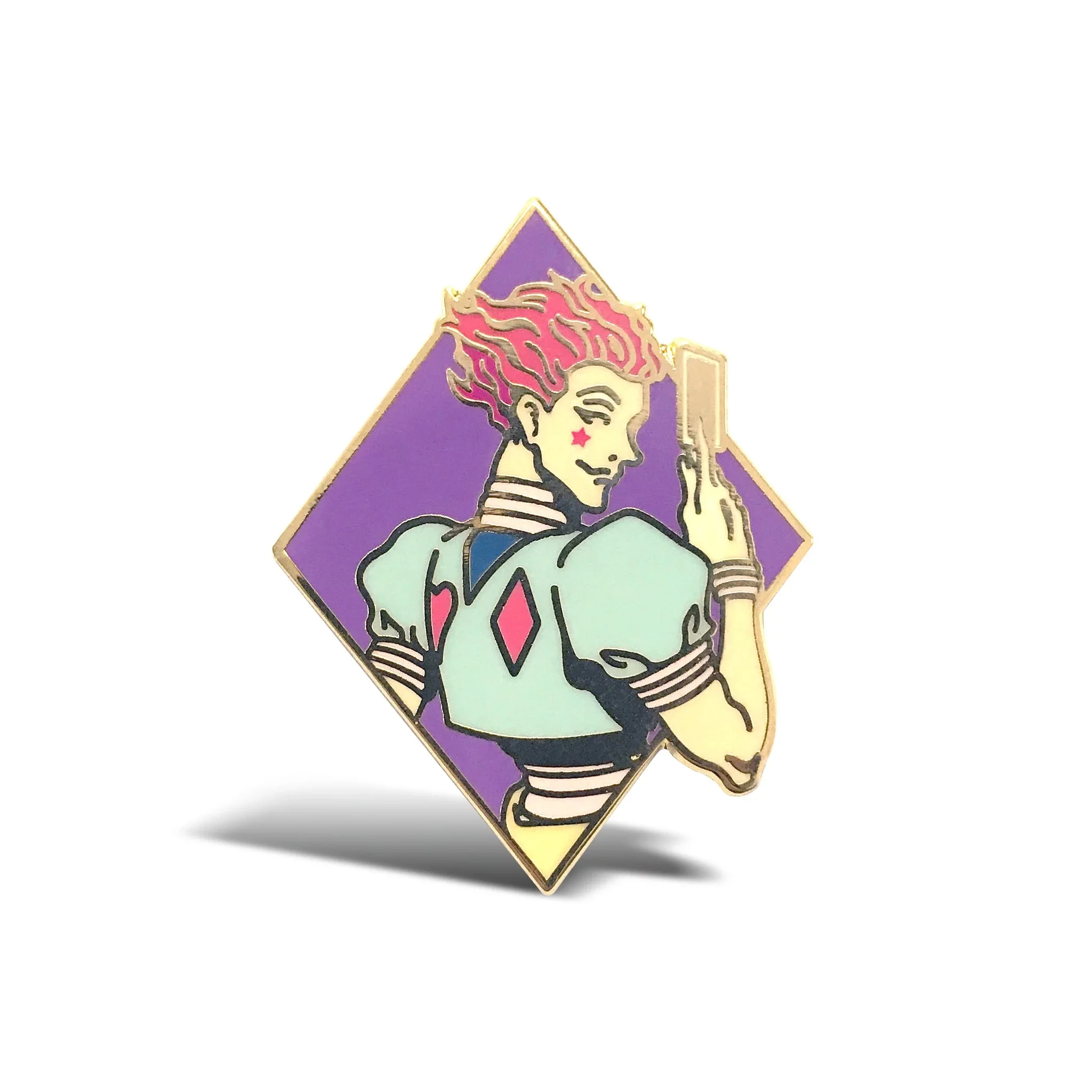 Hisoka Hunter × Хисока Охотник охотничий рюкзак Костюмы твердым эмалиевым покрытием