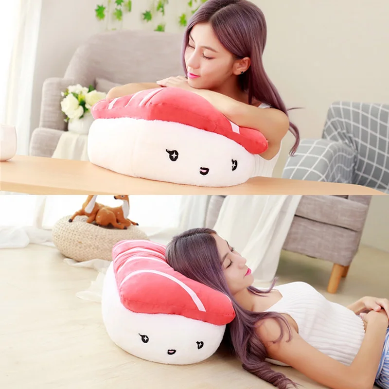 Hot Selling 1PC Japan Sushi Shape Plush Toys Stuffed Soft Sofa Cushion Gifts for Kids LBV
Hot Selling 1PC Japan Sushi Shape Plush Toys Stuffed Soft Sofa Cushion Gifts for Kids LBV
