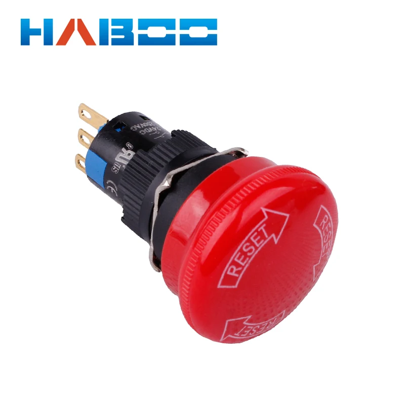 16mm Big And Small Mushroom Emergency Stop Button Switch Red Mushroom Emergency Stop Shut Off
16mm Big And Small Mushroom Emergency Stop Button Switch Red Mushroom Emergency Stop Shut Off