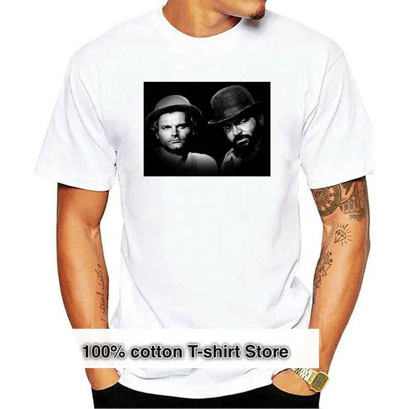 Футболка TERENCE HILL BUD со Спенсером, все размеры, 3-a-019, футболка, классический дизайн на заказ 
Футболка TERENCE HILL BUD со Спенсером, все размеры, 3-a-019, футболка, классический дизайн на заказ