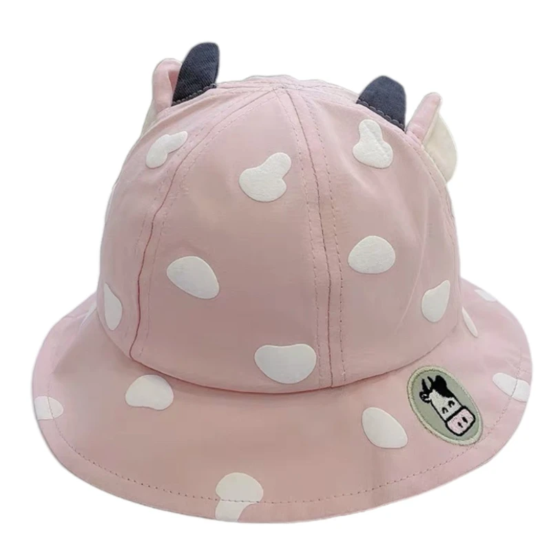 Toddler Kids Summer Cotton Dome Bucket Hat Cute Cartoon Cow Embroidery Wide Brim Outdoor Sun Protection Panama Fisherman
Toddler Kids Summer Cotton Dome Bucket Hat Cute Cartoon Cow Embroidery Wide Brim Outdoor Sun Protection Panama Fisherman