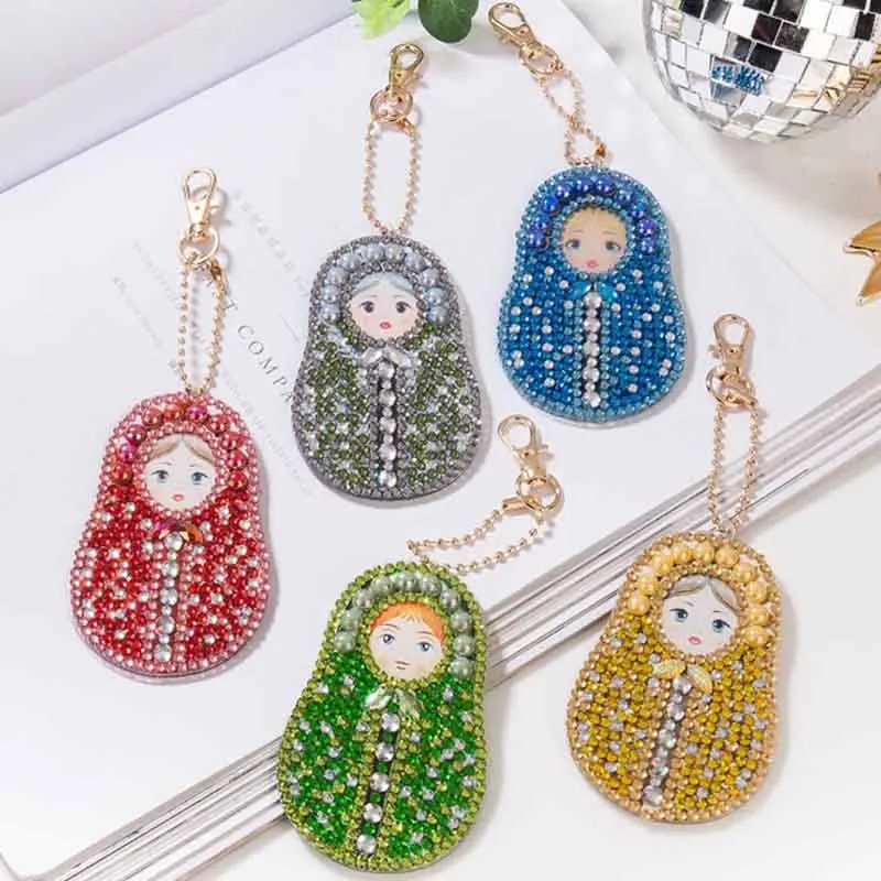DIY Full Drill Special Diamond Painting Keychain Women Bag Decoration Diamond Mosaic Cross Stitch Kits
DIY Full Drill Special Diamond Painting Keychain Women Bag Decoration Diamond Mosaic Cross Stitch Kits