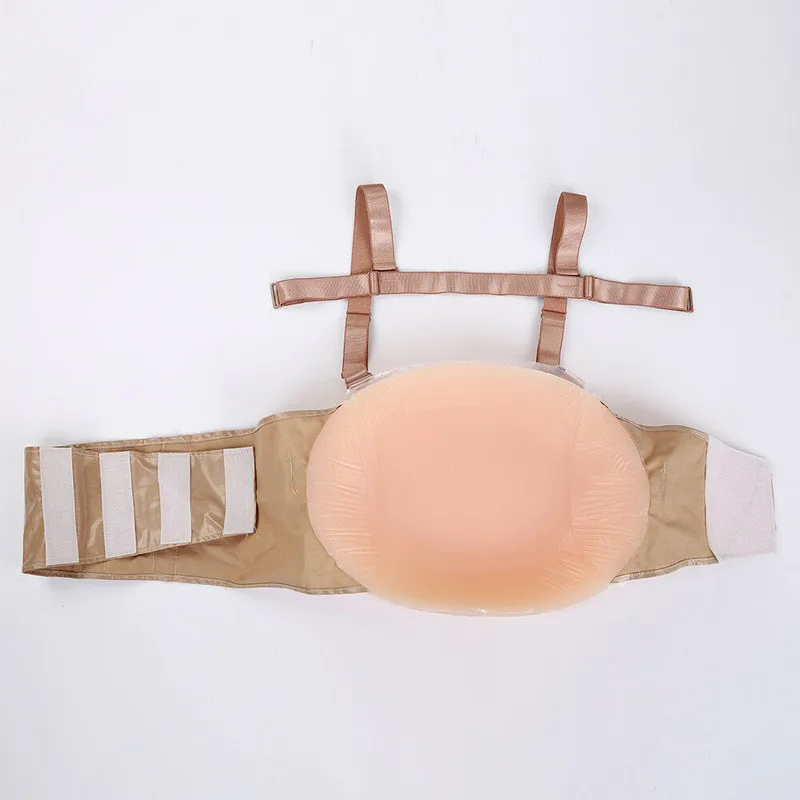 New Silicone Belly Fake Pregnant Stronger Straps Waist Belt Tummy Woman Pregnant 3-4 Months Body Slimming Reducer Bodysuit
New Silicone Belly Fake Pregnant Stronger Straps Waist Belt Tummy Woman Pregnant 3-4 Months Body Slimming Reducer Bodysuit
