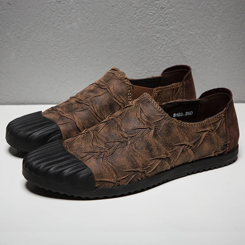 Men Lofers Spring High Quality Genuine Leather Sneakers Slip-On Loafers outdoor fashion Comfortable Soft Driving Shoes men
Men Lofers Spring High Quality Genuine Leather Sneakers Slip-On Loafers outdoor fashion Comfortable Soft Driving Shoes men