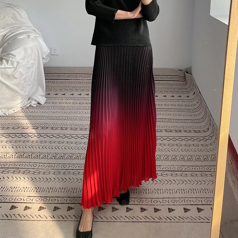 TVVOVVIN Fashion Contrast All-match Pleated Skirt Women's Summer 2021 New High Waist Mid-length Skirt 8PVN 
TVVOVVIN Fashion Contrast All-match Pleated Skirt Women's Summer 2021 New High Waist Mid-length Skirt 8PVN