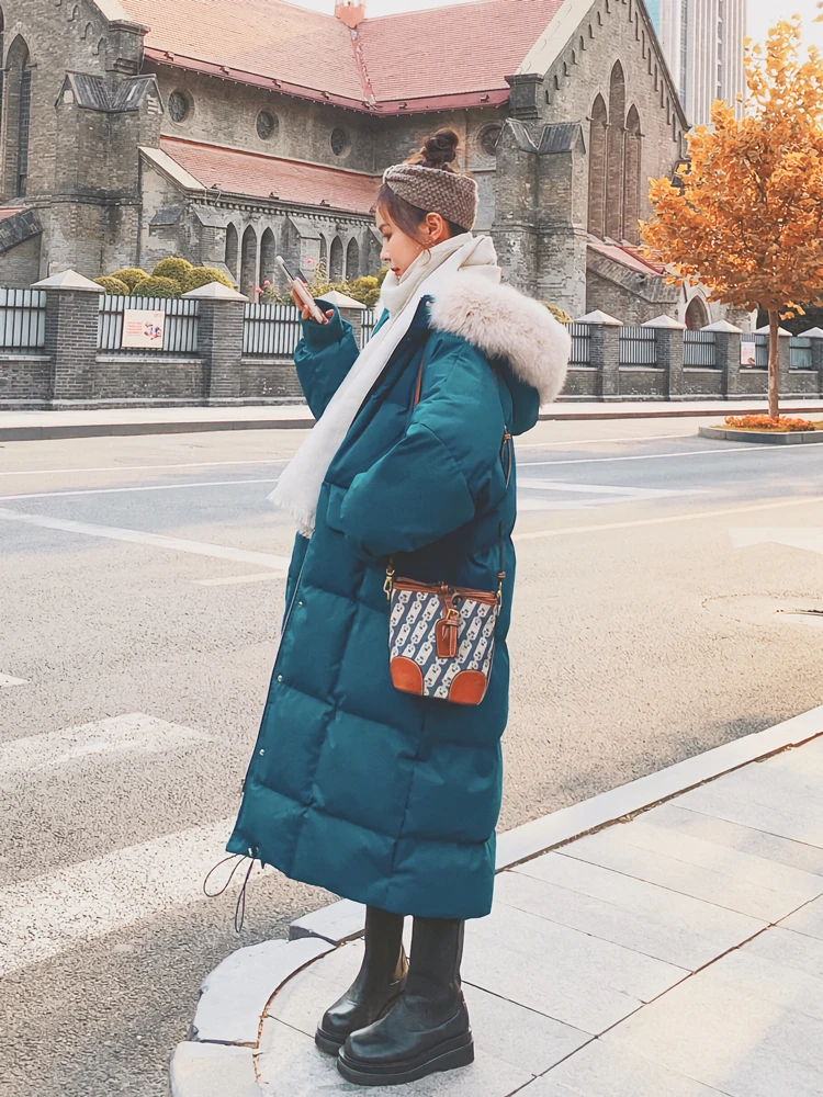 2020 New Down Padded Jacket Women Long Winter Thickened Bread Jacket Chic Loose Dark Green Silver Gray Padded Coat
2020 New Down Padded Jacket Women Long Winter Thickened Bread Jacket Chic Loose Dark Green Silver Gray Padded Coat