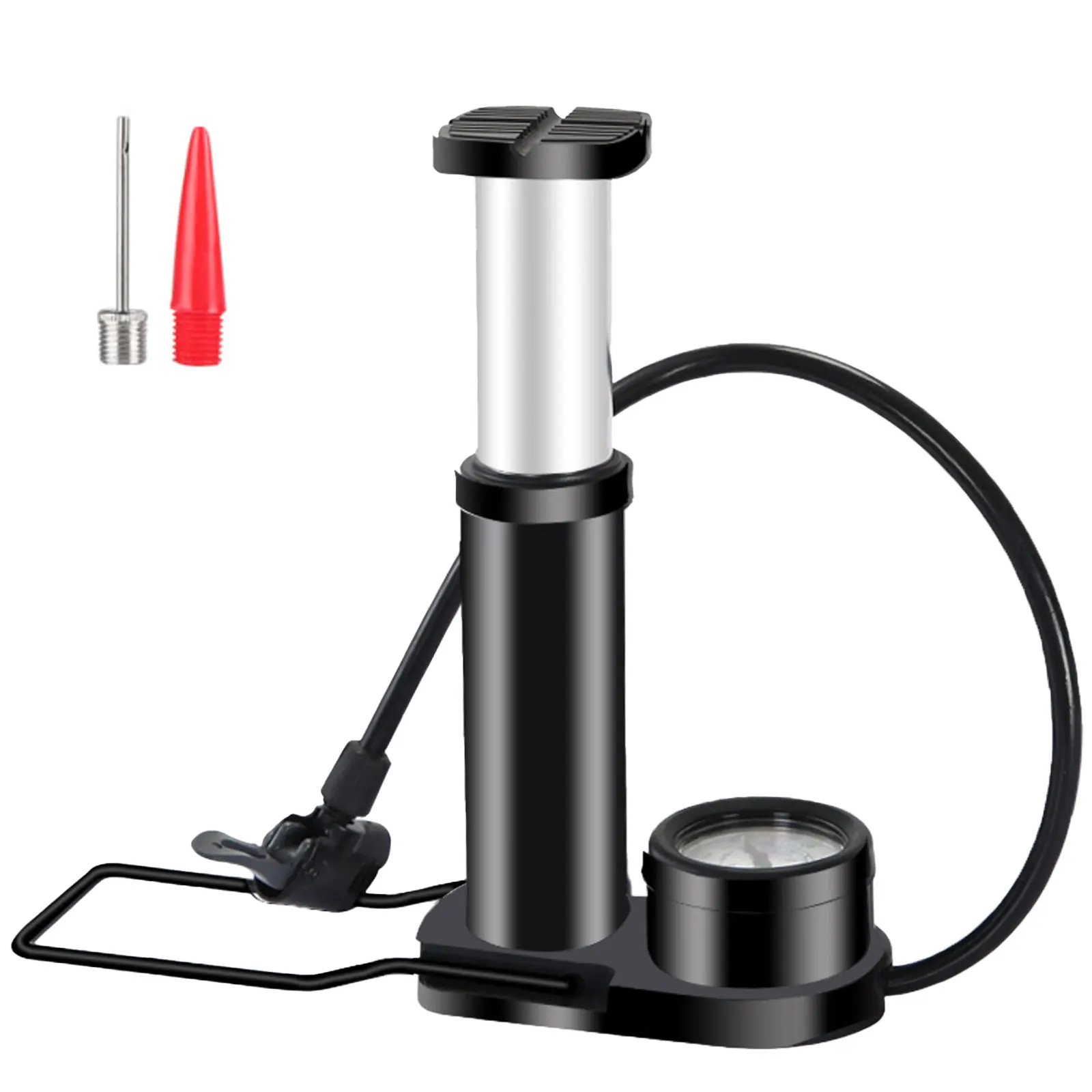 Bike Pump Mini Portable Bicycle Foot Pump with Pressure Gauge Accessories Fit Presta Schrader Valve Bicycle Air Pump Basketball
Bike Pump Mini Portable Bicycle Foot Pump with Pressure Gauge Accessories Fit Presta Schrader Valve Bicycle Air Pump Basketball