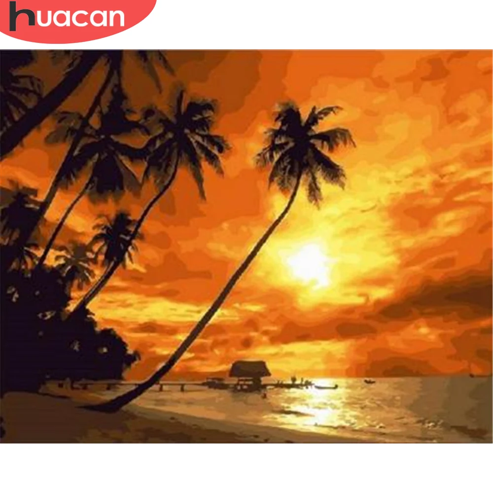 HUACAN Painting By Number Sunset Drawing On Canvas HandPainted Art Gift DIY Pictures By Number Tree Kits Home Decoration
HUACAN Painting By Number Sunset Drawing On Canvas HandPainted Art Gift DIY Pictures By Number Tree Kits Home Decoration