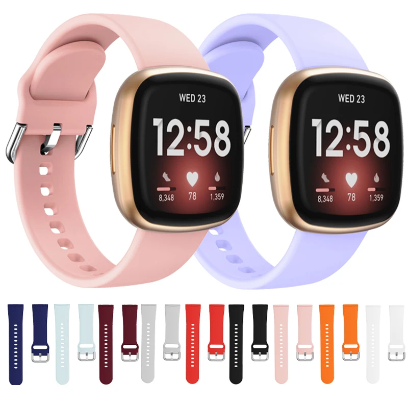 Replacement Band For Fitbit Versa 3 Silicone Strap For Fitbit Sense Versa3 Bracelet Adjustable Wristband Accessories
Replacement Band For Fitbit Versa 3 Silicone Strap For Fitbit Sense Versa3 Bracelet Adjustable Wristband Accessories