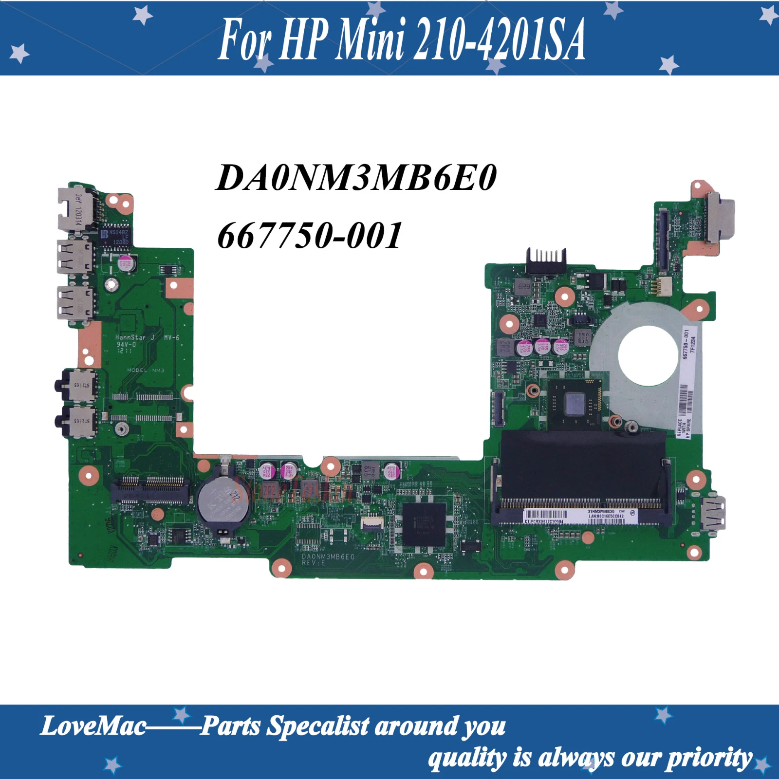 Высокое качество 676909-001 для HP Mini 210-4201SA, материнская плата ноутбука DA0NM3MB6E0, 100% тестирование
Высокое качество 676909-001 для HP Mini 210-4201SA, материнская плата ноутбука DA0NM3MB6E0, 100% тестирование
