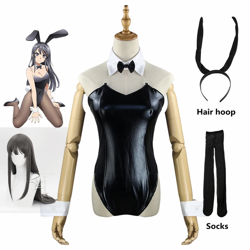 Anime Rascal Does Not Dream Of Bunny Girl Senpai Sakurajima Mai Cosplay Costume Halloween Party Sexy Black Jumpsuit Uniform Suit
Anime Rascal Does Not Dream Of Bunny Girl Senpai Sakurajima Mai Cosplay Costume Halloween Party Sexy Black Jumpsuit Uniform Suit