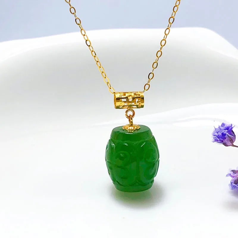 SHILOVEM 18k желтое золото натуральный зеленый яшма подвески без ожерелья классические ювелирные украшения женские свадебные Новые Растения ...
SHILOVEM 18k желтое золото натуральный зеленый яшма подвески без ожерелья классические ювелирные украшения женские свадебные Новые Растения ...