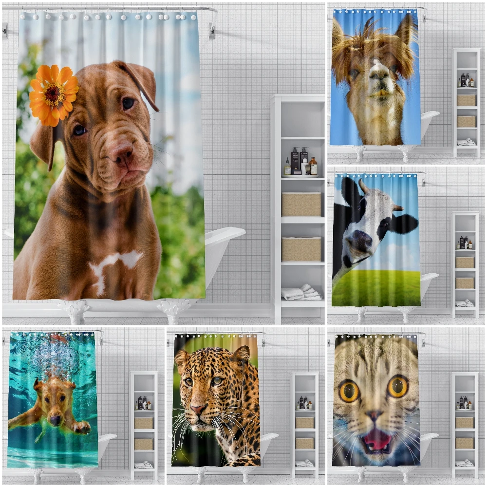 Funny Shower Curtains Bathroom Curtain With Hooks Waterproof 3D Animal Bath Curtain Creative Personality Shower Curtain
Funny Shower Curtains Bathroom Curtain With Hooks Waterproof 3D Animal Bath Curtain Creative Personality Shower Curtain