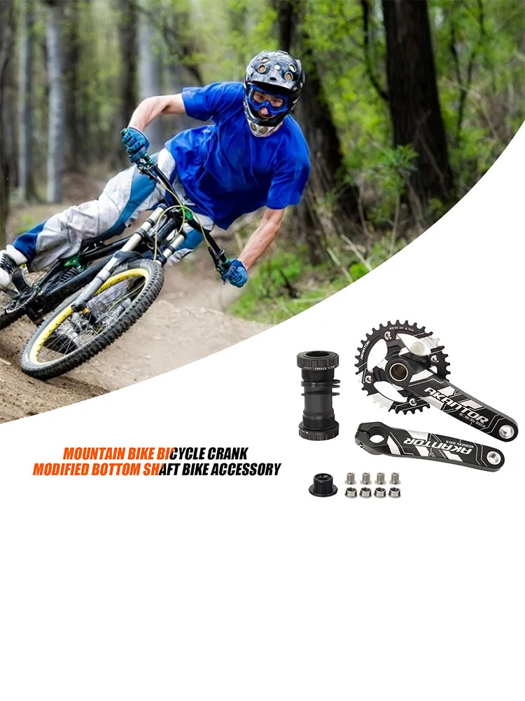 32T/ 34T MTB Crankset 9-11 Speed Bicycle Crank Set 170mm Aluminum Alloy Lightweight Anti-corrosion Wear-resistant Bike Part
32T/ 34T MTB Crankset 9-11 Speed Bicycle Crank Set 170mm Aluminum Alloy Lightweight Anti-corrosion Wear-resistant Bike Part