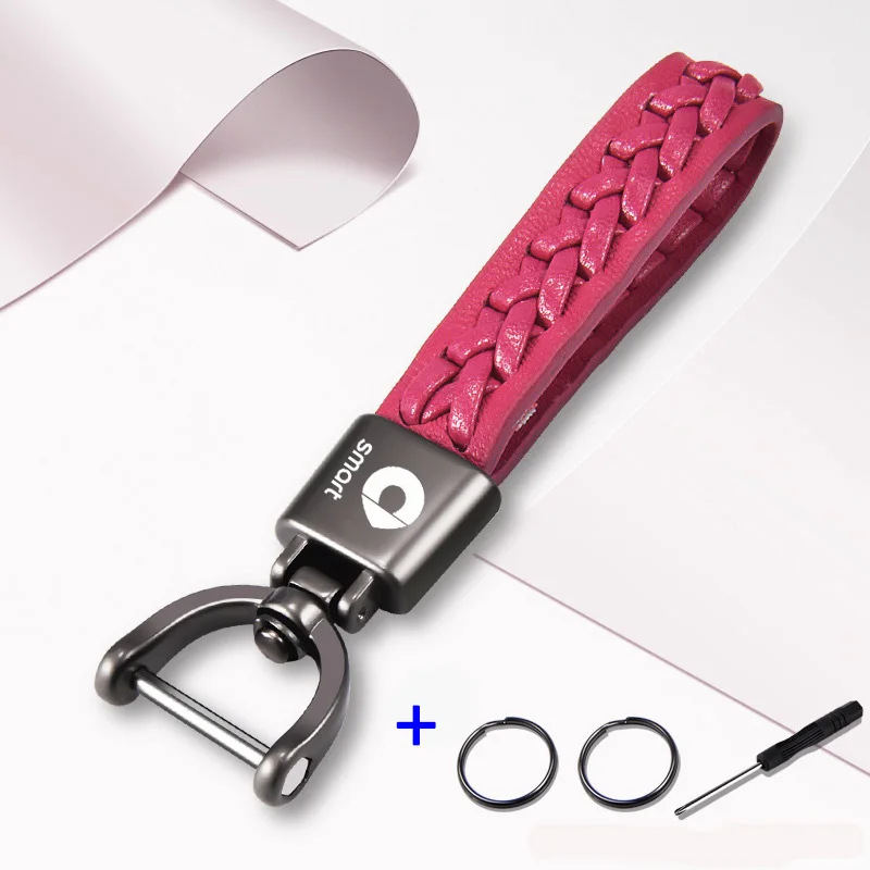 Fashion Custom Car Logo Keychain Multi-color Creative Hand-woven Rope Key Ring For Benz smart fortwo forfour 453 Car key holder
Fashion Custom Car Logo Keychain Multi-color Creative Hand-woven Rope Key Ring For Benz smart fortwo forfour 453 Car key holder