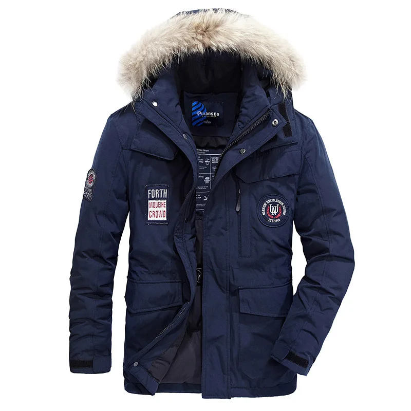 New 2019 Winter Jacket Men Brand IN-YESON Embroidery Fur Collar Thicken White Duck Down Jacket Keep Warm Parka Men
New 2019 Winter Jacket Men Brand IN-YESON Embroidery Fur Collar Thicken White Duck Down Jacket Keep Warm Parka Men