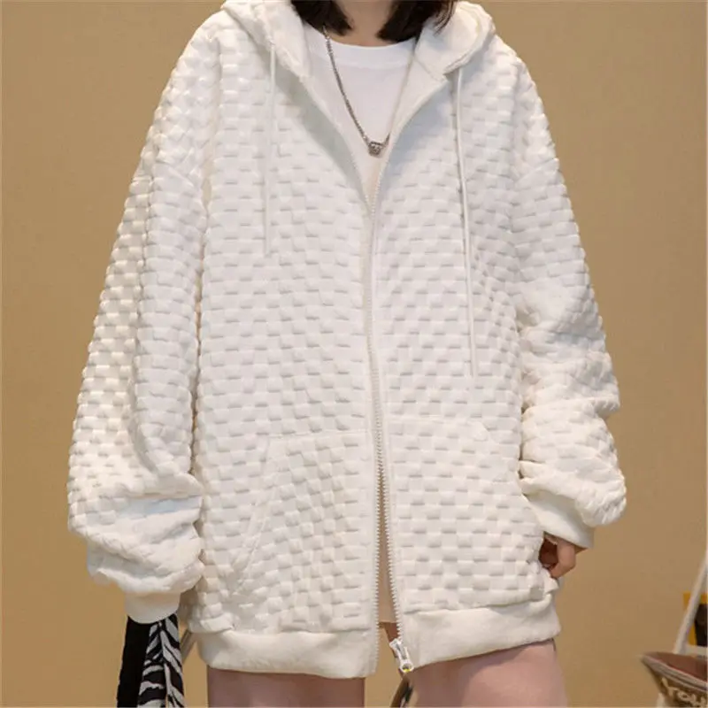 White Cool White Loose Hoodie Sweatshirt Fashion Zipper Harajuku Oversized Jacket Casual Korean Hooded Funny Gothic Jacket Girl
White Cool White Loose Hoodie Sweatshirt Fashion Zipper Harajuku Oversized Jacket Casual Korean Hooded Funny Gothic Jacket Girl