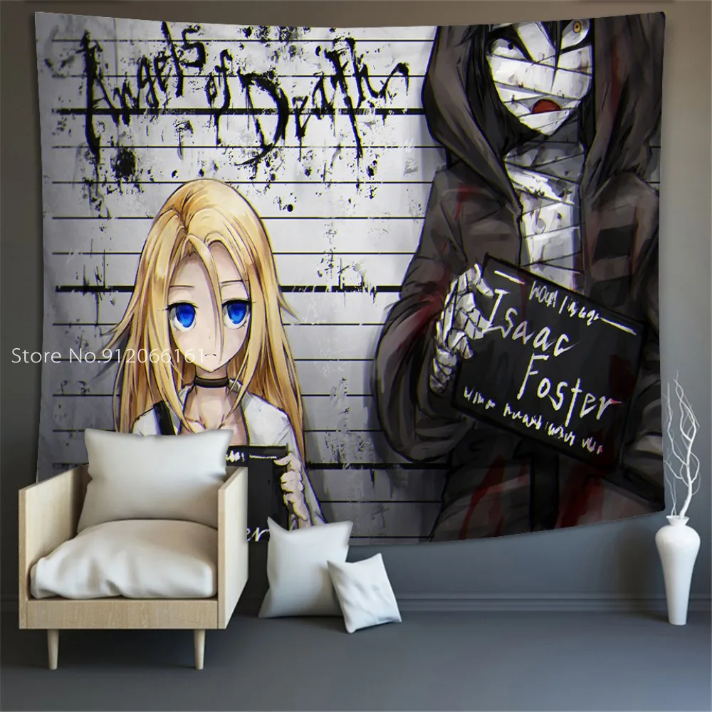 Angels Of Death Wall Tapestry Angel Of Killing Wall Hanging 3D Print Angel Of X Wall Carpet For Living Room Bedroom Beach Towel
Angels Of Death Wall Tapestry Angel Of Killing Wall Hanging 3D Print Angel Of X Wall Carpet For Living Room Bedroom Beach Towel