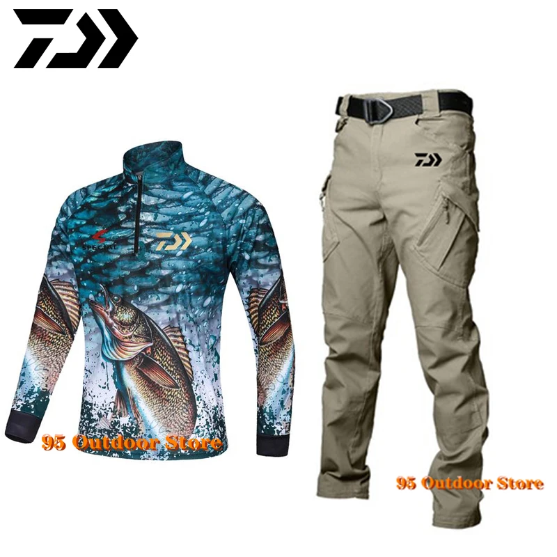 Daiwa Fishing Clothing Spring Autumn Outdoor Breathable Fishing Clothes Men's Fishing Wear Waterproof Windproof Suit For Fishing
Daiwa Fishing Clothing Spring Autumn Outdoor Breathable Fishing Clothes Men's Fishing Wear Waterproof Windproof Suit For Fishing