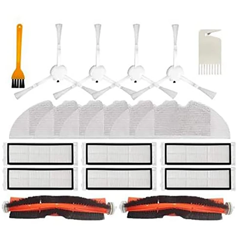 20Pack Main Brush Side Brush HEPA Filter for Xiaomi Mijia 1C STYTJ01ZHM Robot Vacuum Cleaner Parts Accessories
20Pack Main Brush Side Brush HEPA Filter for Xiaomi Mijia 1C STYTJ01ZHM Robot Vacuum Cleaner Parts Accessories