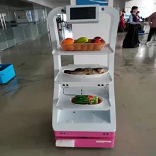 Warehouse Collaborative smart robot / Autonomous conveyor robot dinning car / Cue broadcast AGV delivery robot